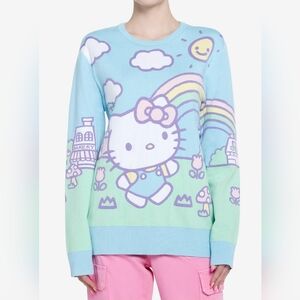 Hello Kitty Pastel Knit Sweater Her Universe fits size large/xl